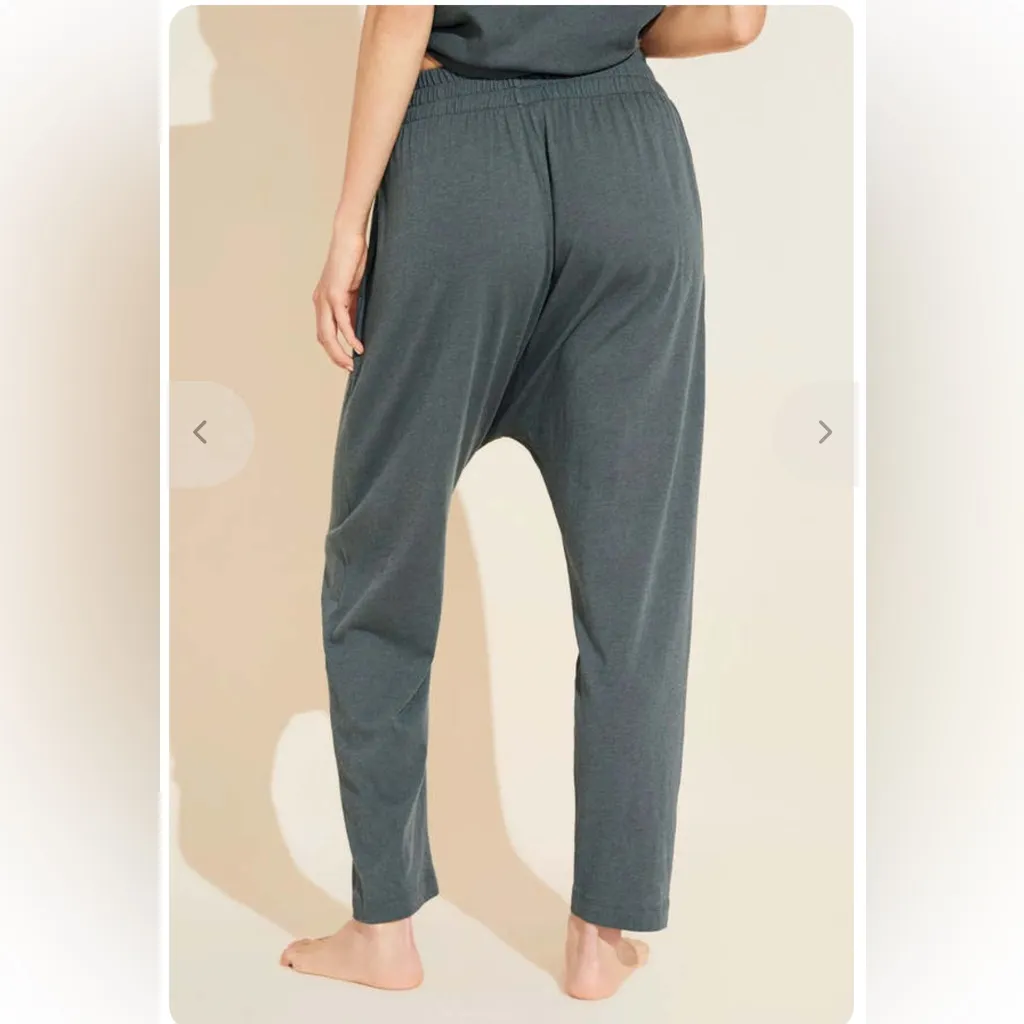 Eberjey Aloe Cotton Lounge harem pants kelp small - Image 3