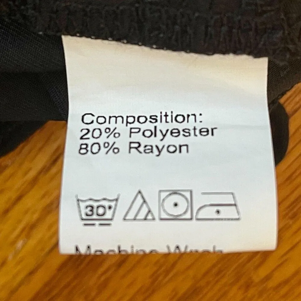 SHEIN | NWOT Black Crushed Satin Twisted Spaghetti Strap Crop Top | Small - Image 8