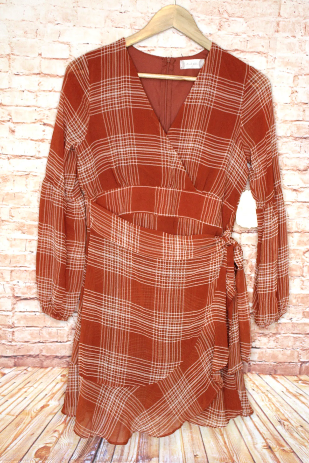 Altar’d State | Livorna plaid midi dress - Image 2