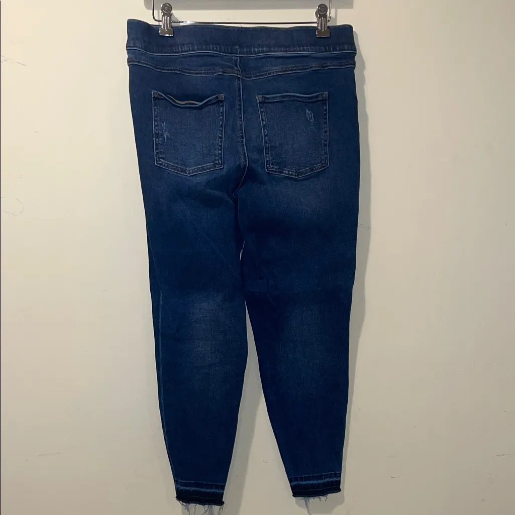 Womens SPANX Distressed Ankle Skinny Jeans Petite - Image 4