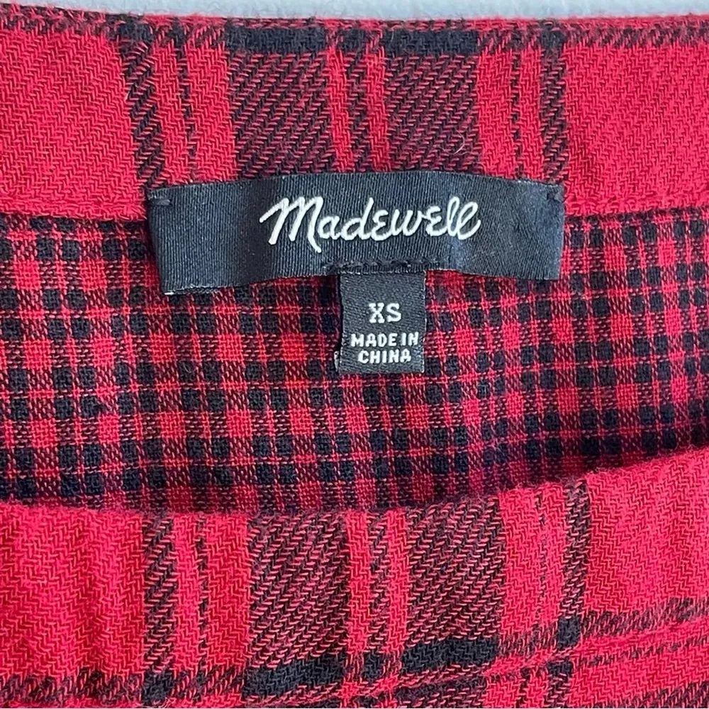 Madewell Herald Tee in Curtis Plaid - size XS - Image 2