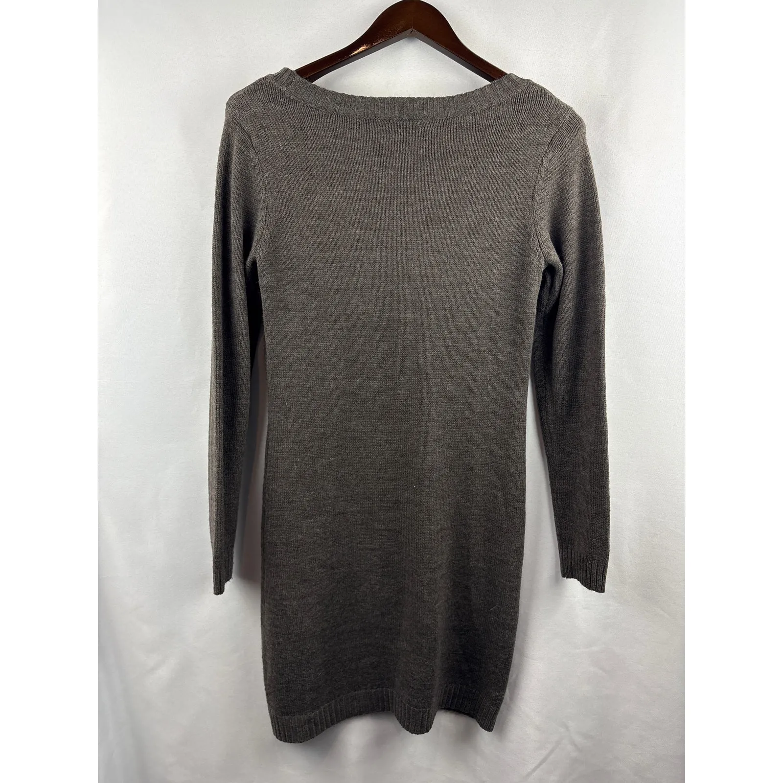 Women’s AGB Dress Small Dark Brown Sweater Dress - Image 3