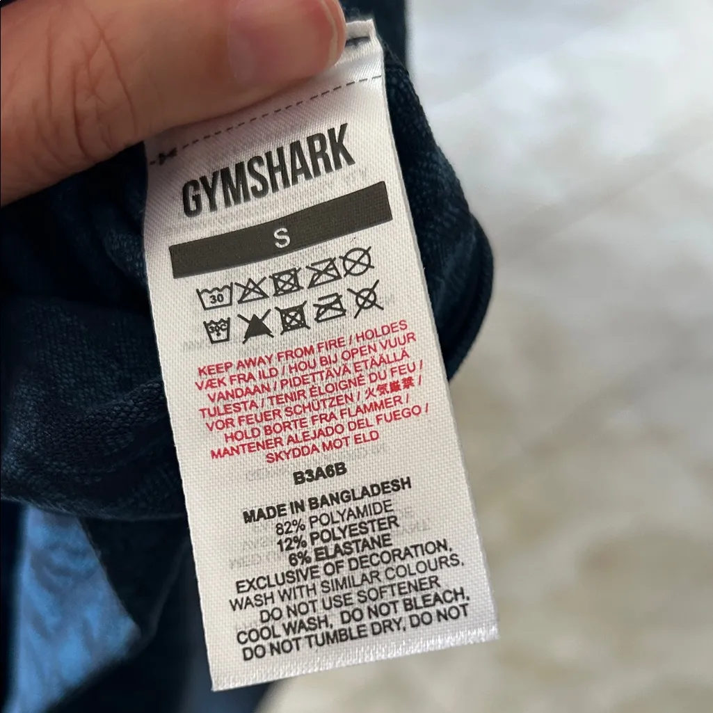 Gymshark ADAPT wild I navy ANIMAL SEAMLESS LEGGINGS small women - Image 8