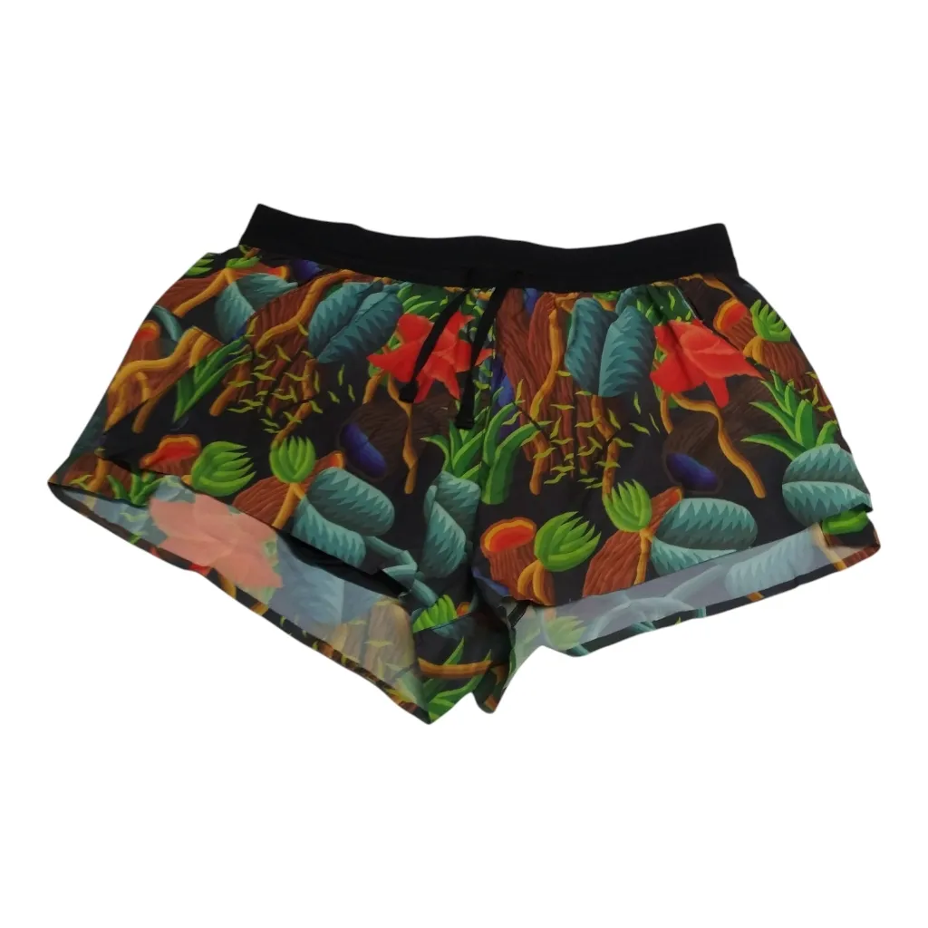 Janji Women's AFO AirFlatOut 3" Middle Running Short Naturaleza Size Small Red - Image 2