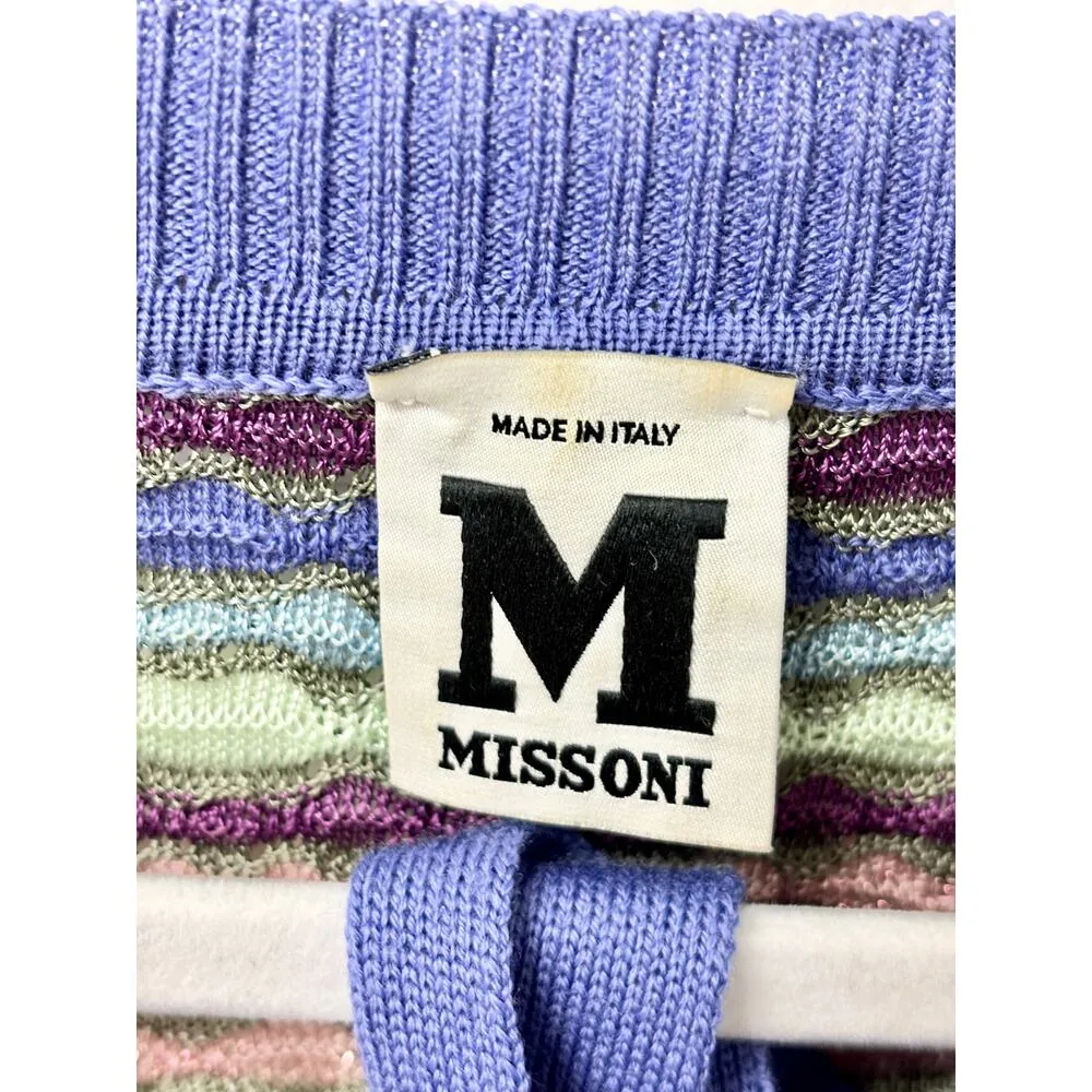 M Missoni Wool Blend Striped V - Image 3