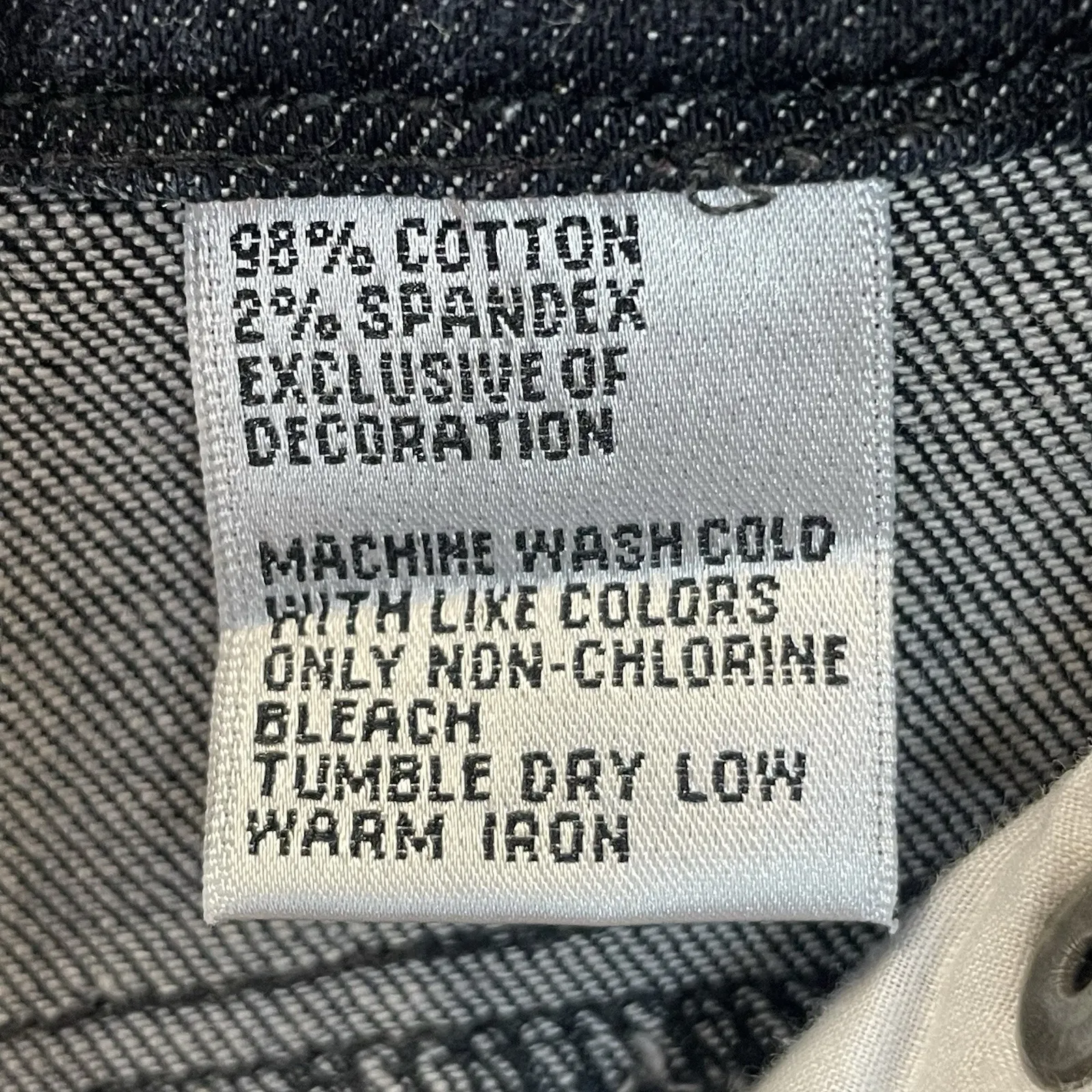 Talbots Petites Womens 10 Jeans Stretch Dark Wash Straight Leg - Image 4