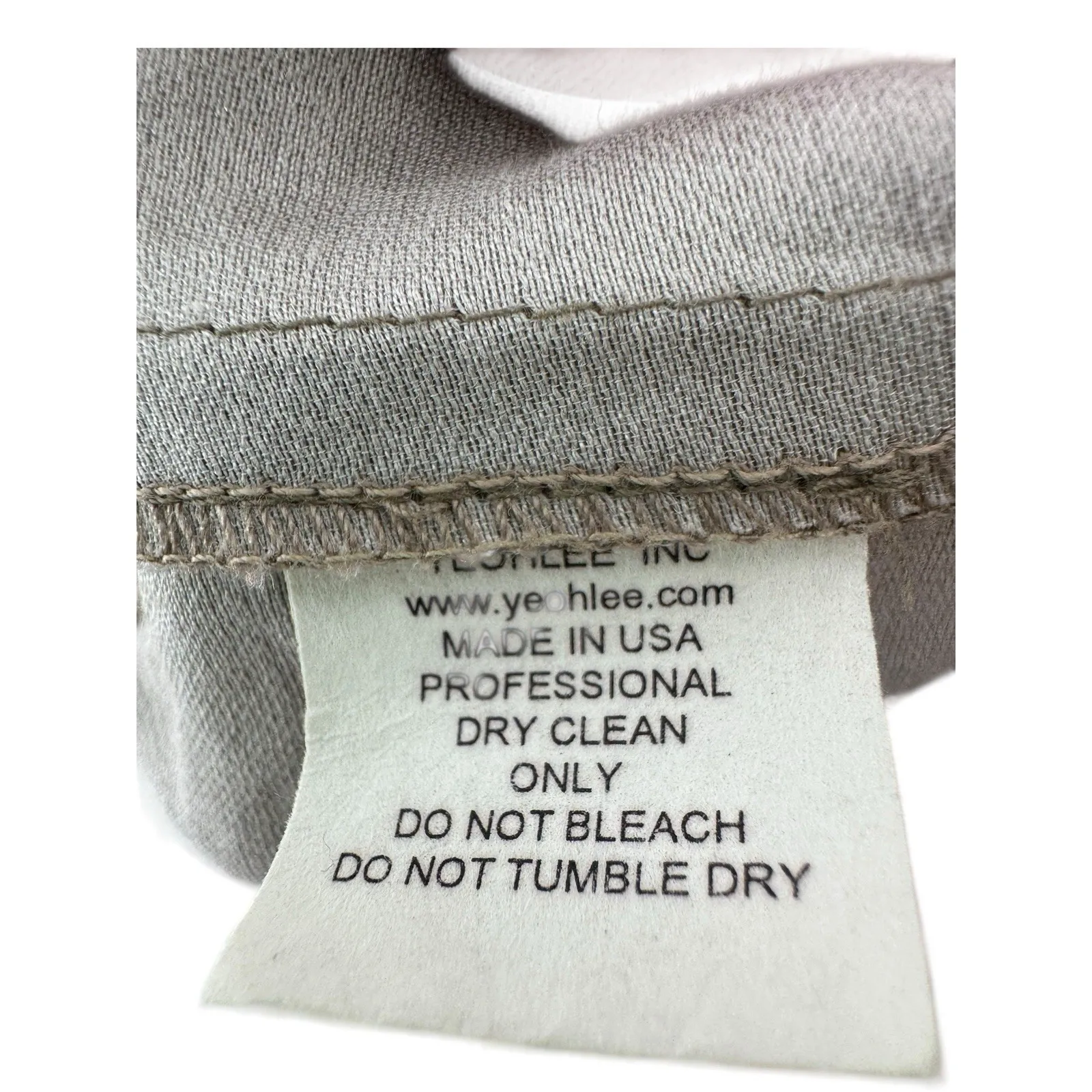 Yeohlee NY Pants Women's 8 Cotton Silk Metallic Blend‎ Taupe Trousers USA Made Brown - Image 6