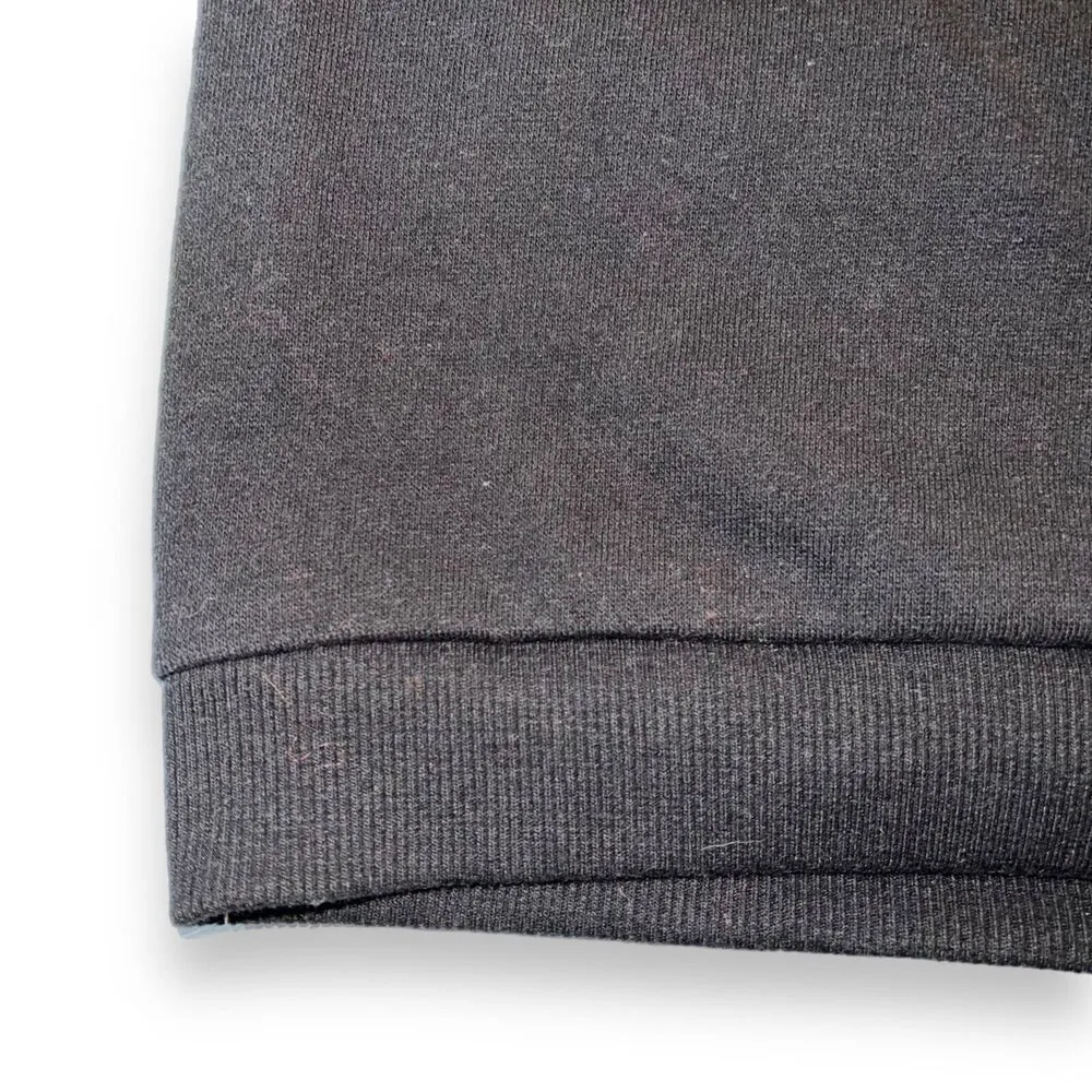 Womens Turtleneck Sweatshirt Top Pullover Long Sleeves Soft Stretchy Black Small - Image 4