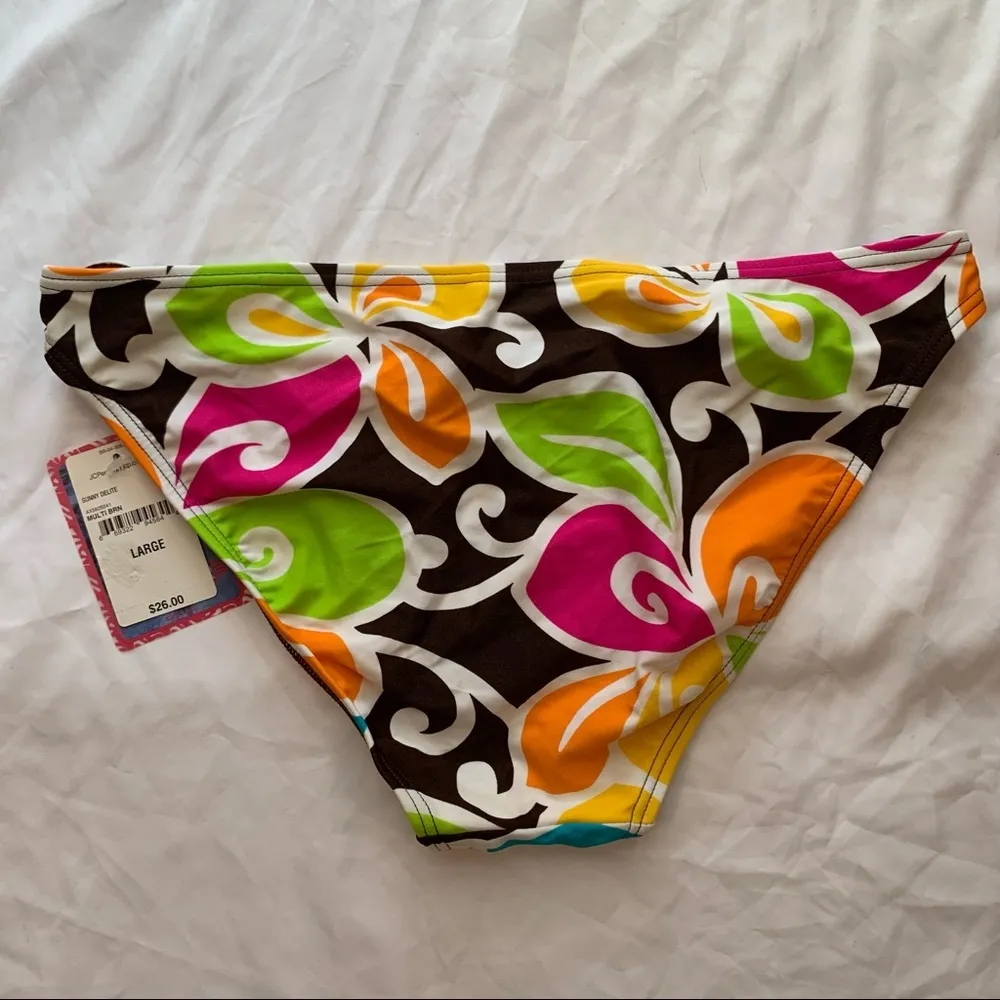 NWT Arizona Jean Company Multicolor Bikini Bottom - Image 2