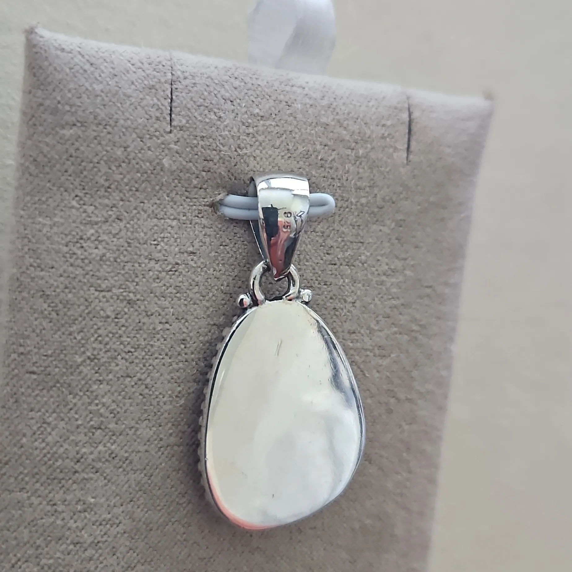 Cotton Candy Turquoise Pendant #4 - Image 2