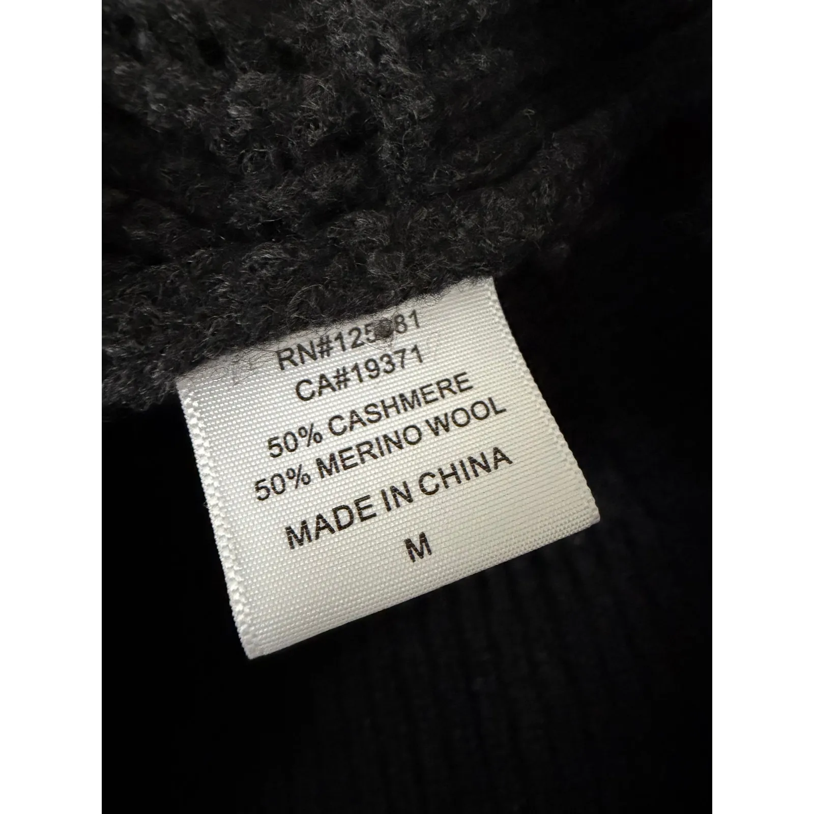 Brochu Walker Cashmere Merino Wool Open Knit  Short Sleeve Cardigan Gray Batwing - Image 5