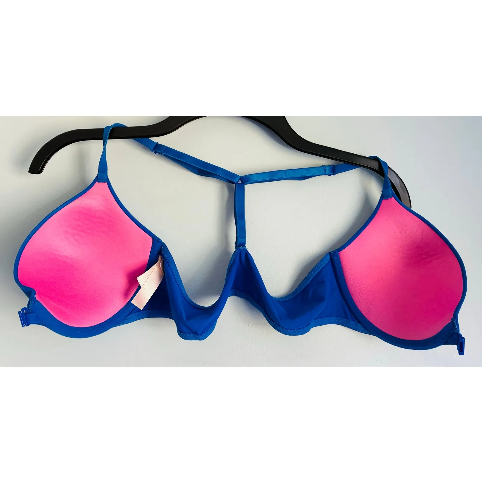 Victoria's Secret PINK Push Up Bra Front Closure 34C Blue - Image 5