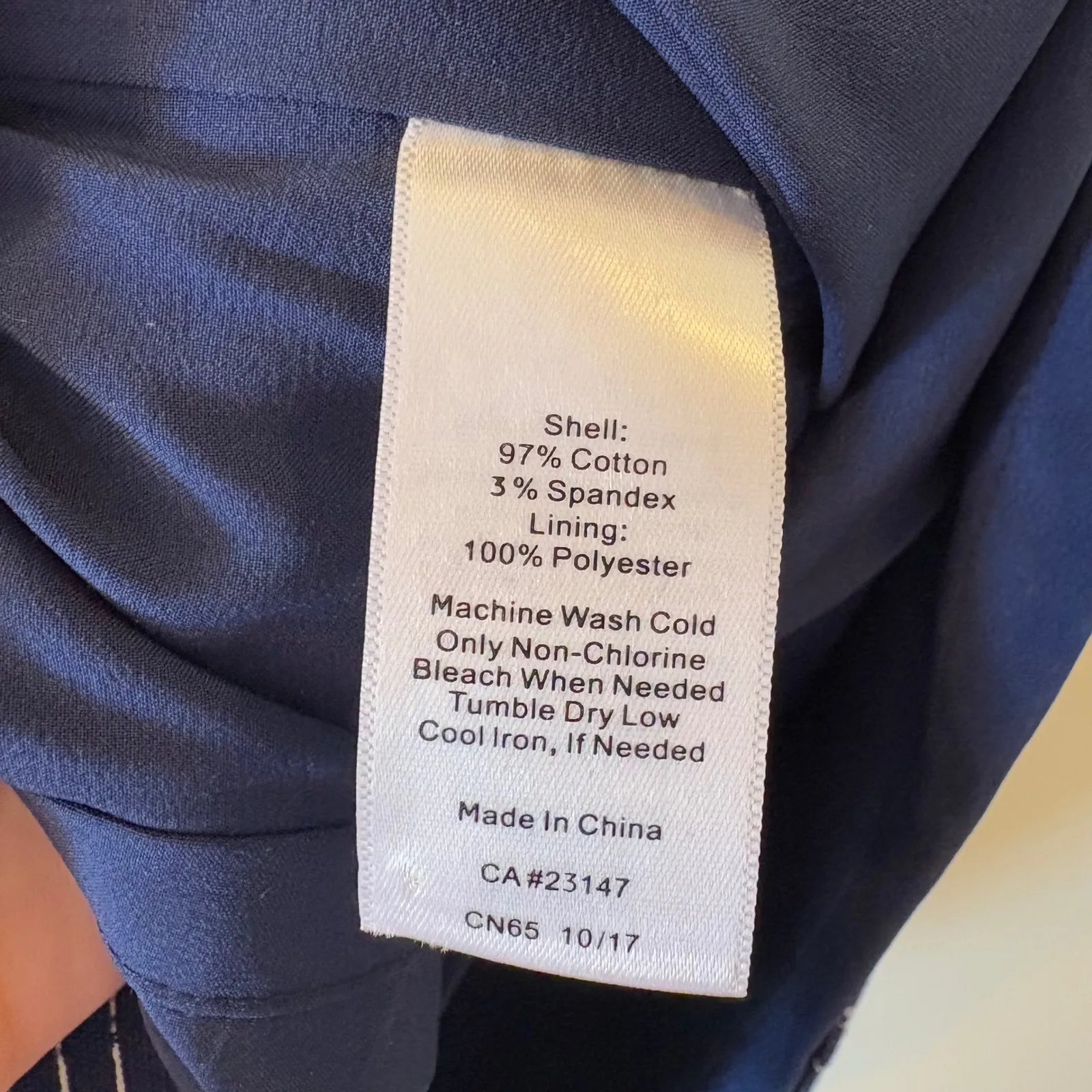 Talbots Women's Nautical Sailboat‎ Print Navy Blue Mini Skirt Size 10 - Image 8