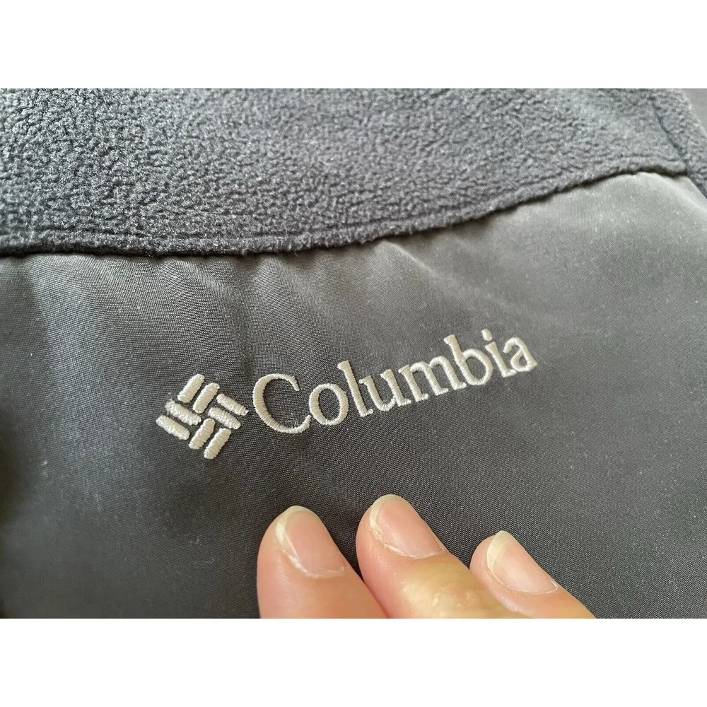 Columbia Women’s Jacket Fleece Full Zip Intercharge Zipped Pocket Black Size M - Image 6