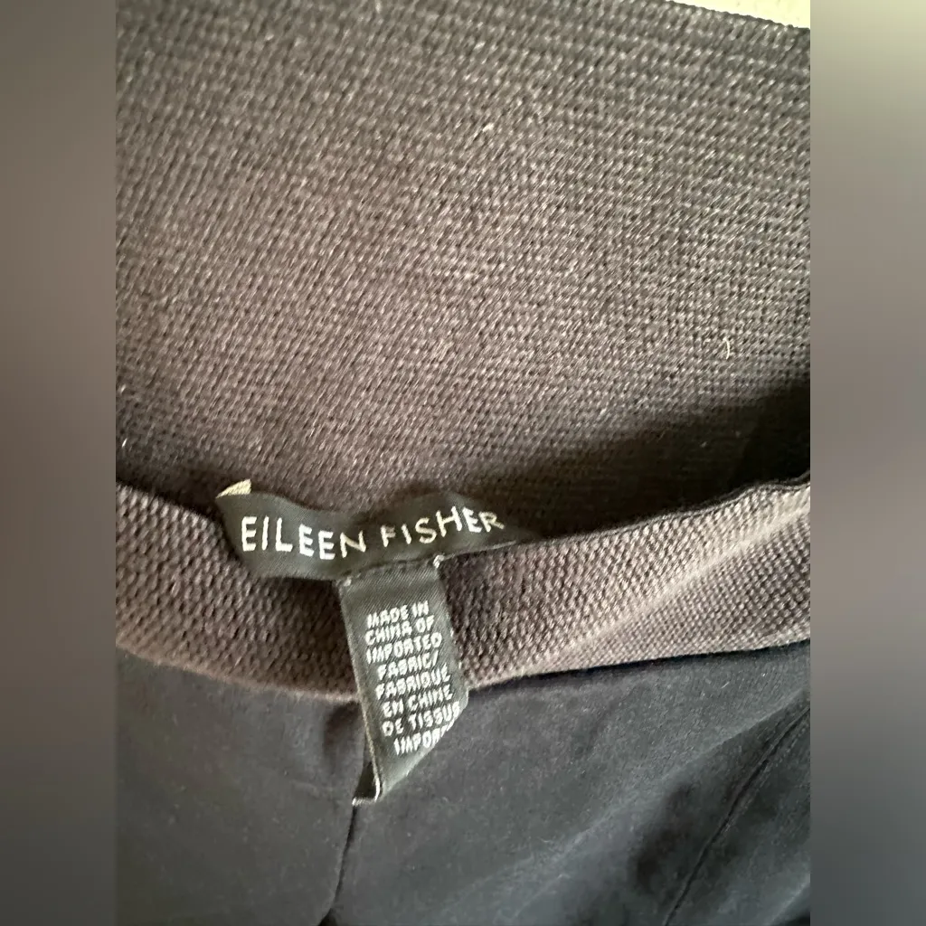 EILEEN FISHER BLACK Pants. - Image 3