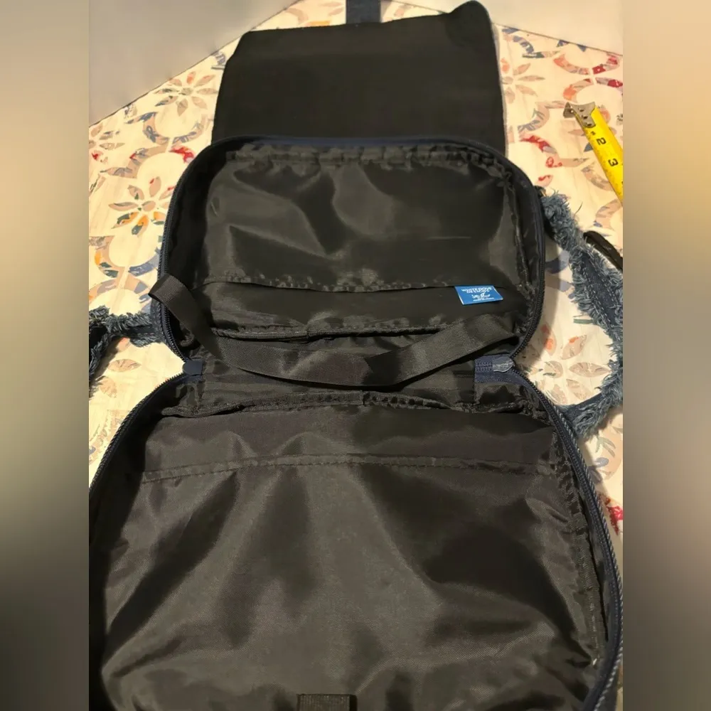 Blue Jean Denim Bible Bag From White Dove Designs Size L - Image 4