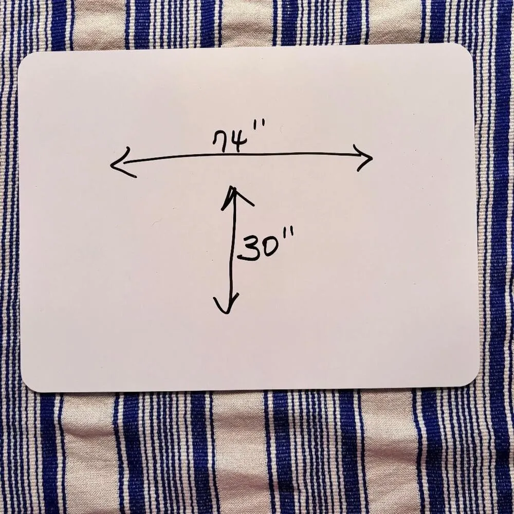 J Crew Wrap Shawl, Blue and White Stripes, Women's One size Boho Peasant - Image 5