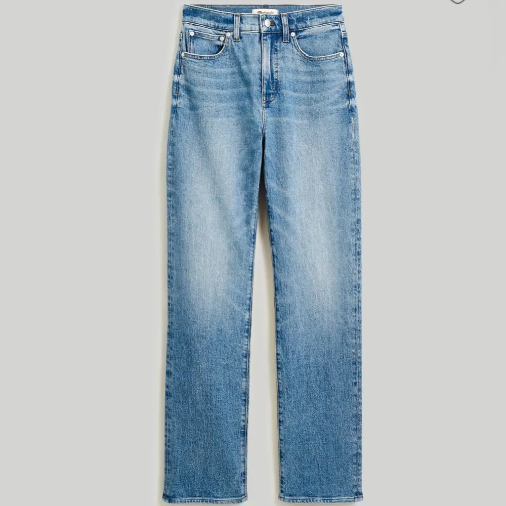 Madewell 90s Straight Enmore Wash High Rise Stretch Denim Jean 28 - Image 3