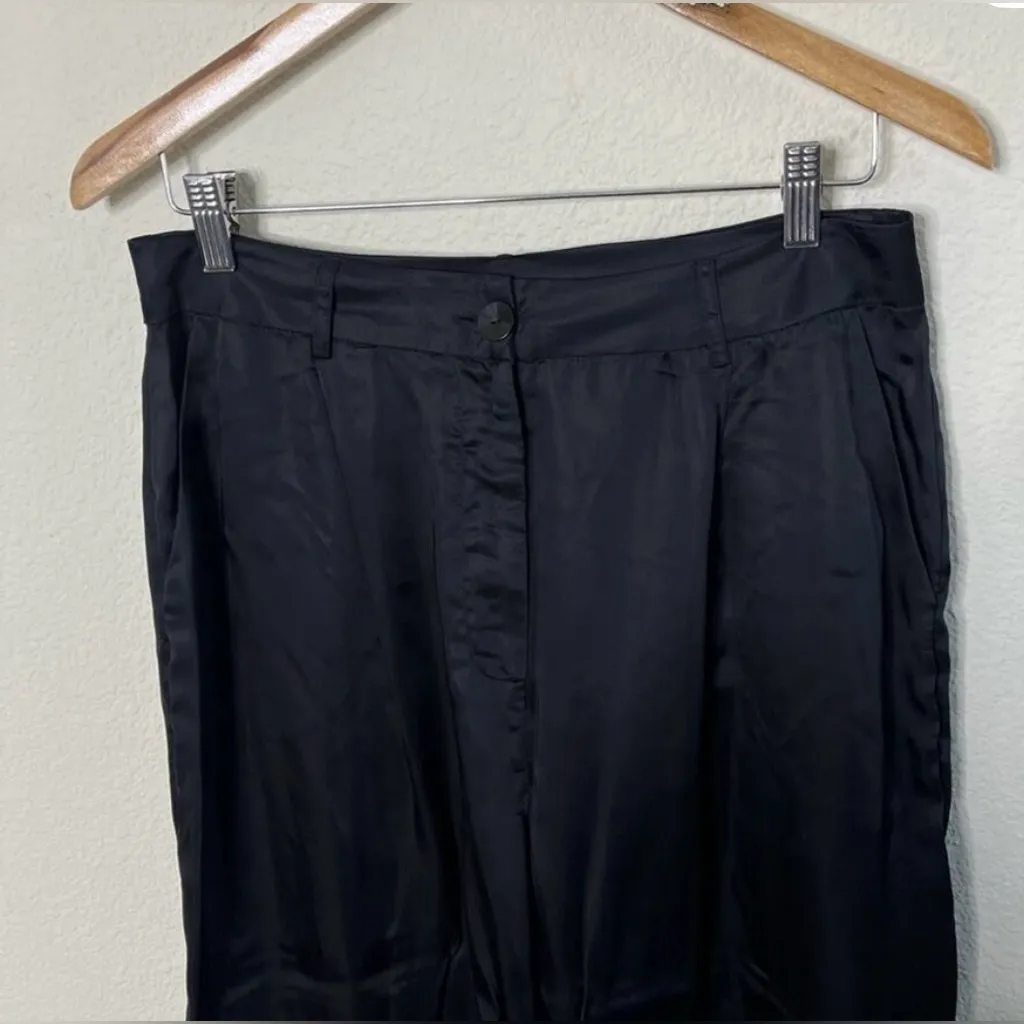 Cleobella Laurenza Satin Wide Leg Pants LIKE NEW super flowy - Image 4