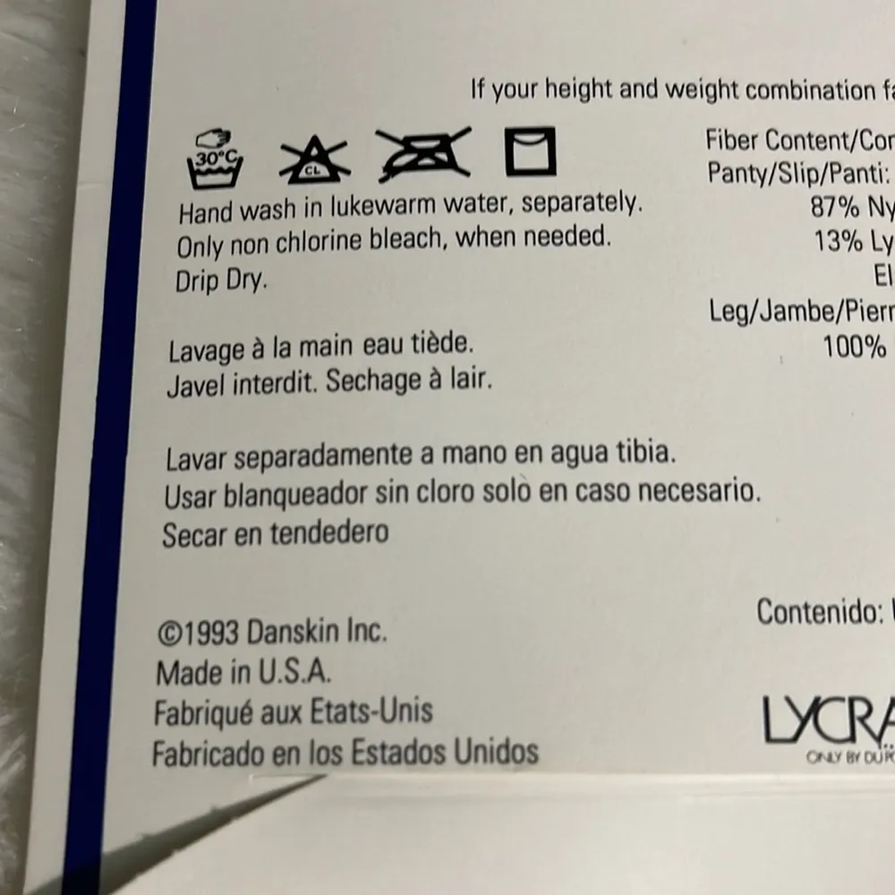 Givenchy Vintage Body Gleamers Shimmery Ultra Sheer Pantyhose Silver Fox Size C - Image 11