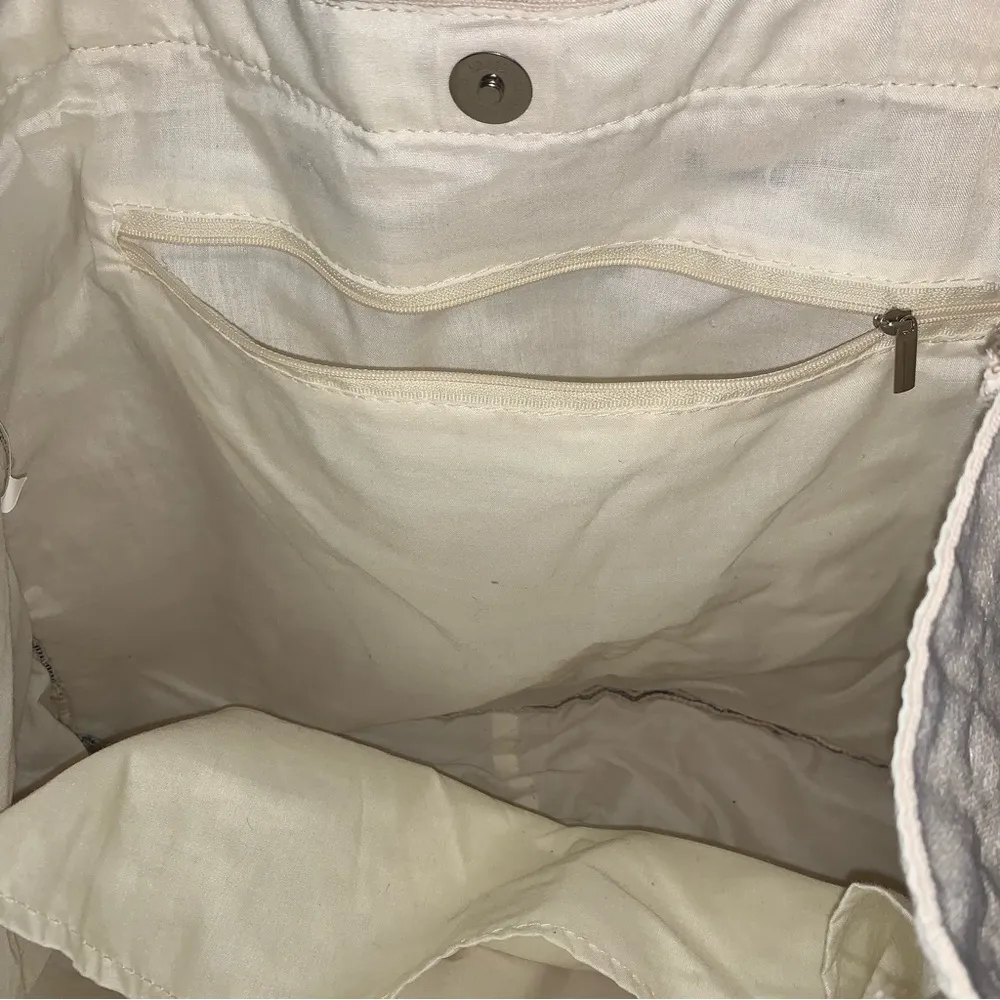 Teacher Canvas Tote Bag Blue - Image 4