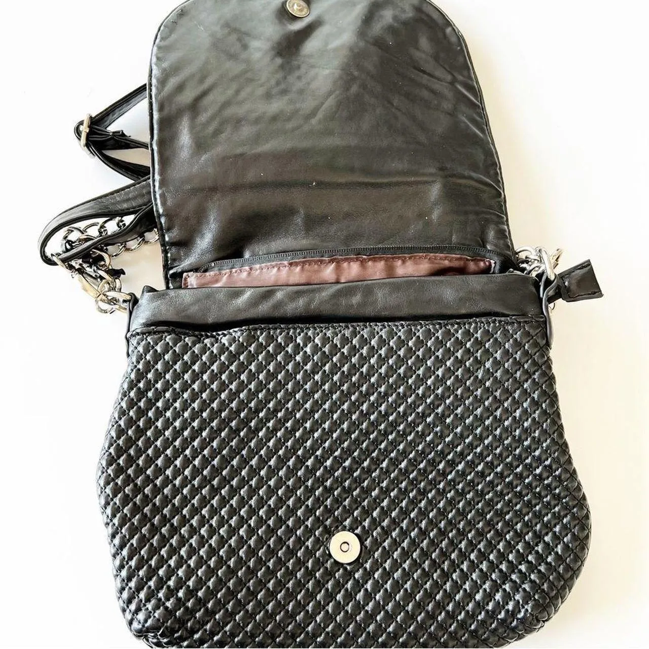 Juicy Couture Black Crossbody Flap Bag - Image 7