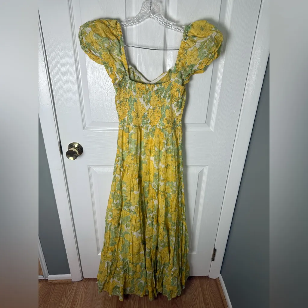Free People Sundrenched Maxi Dress S - Image 6