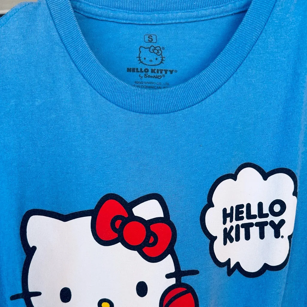 Hello Kitty Blue Women T-Shirt - Image 2