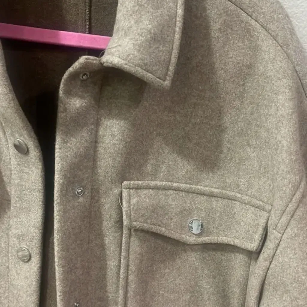 Zara Beige shacket - Image 3