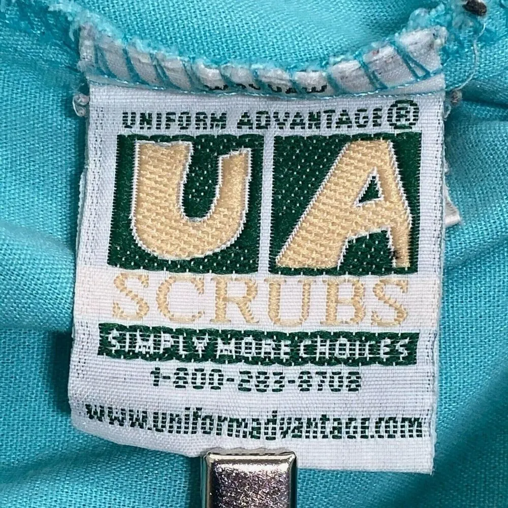 Uniform Advantage UA Scrubs Solid Blue Scrub Pants Bottoms Size XSP XS Petite - Image 4