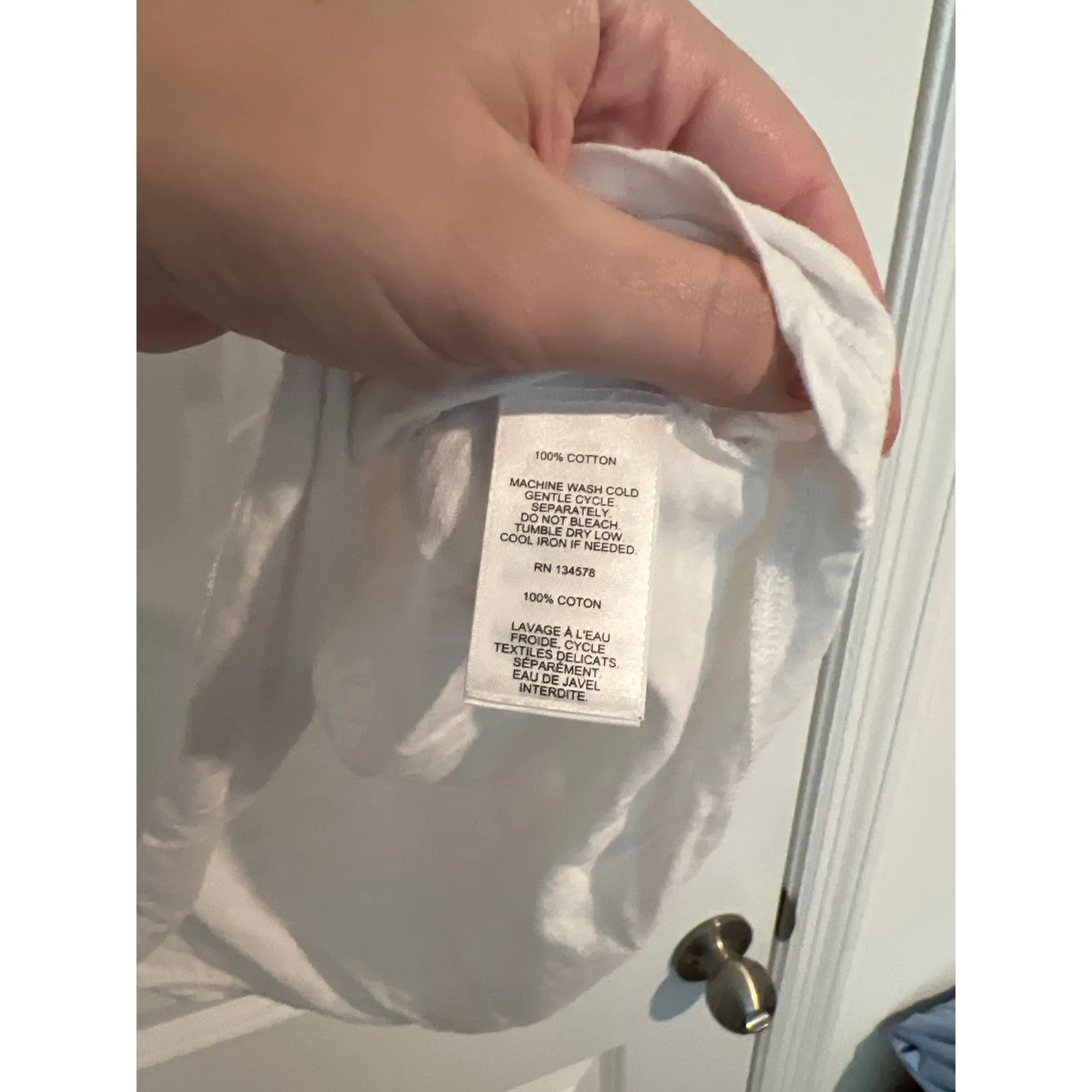 Vineyard Vines Surf Tee Flutter Sleeve Tee – Size Large – White - Image 5