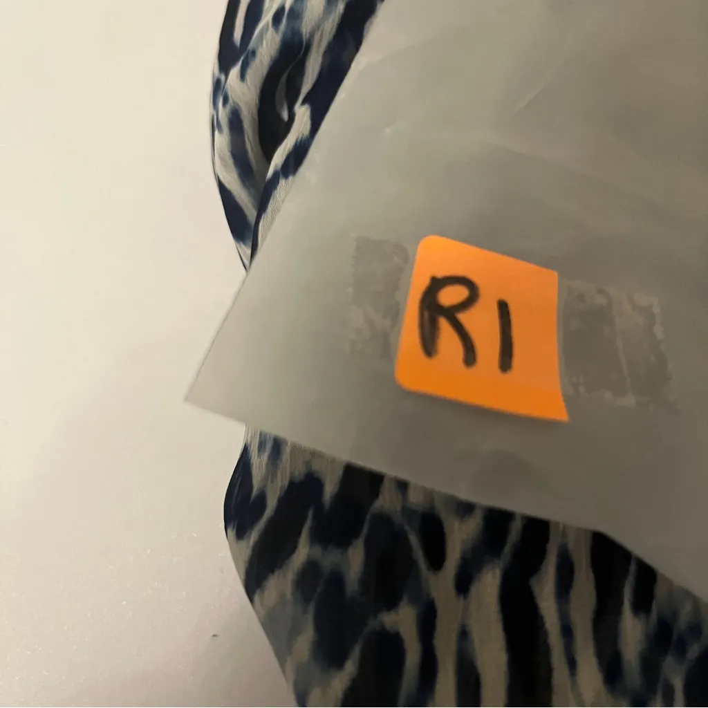 Veronica M Navy and White Blouse - Image 9