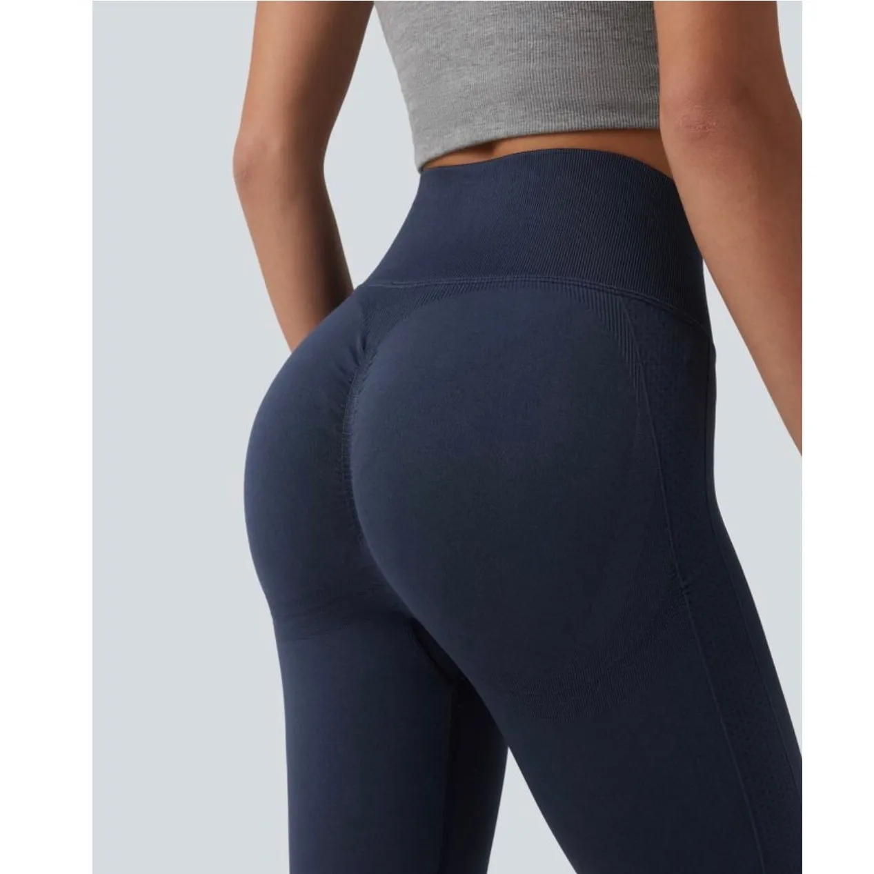 Halara UltraSculpt™ High Waisted Tummy Control Scrunch Shaping Yoga Leggings L - Image 2