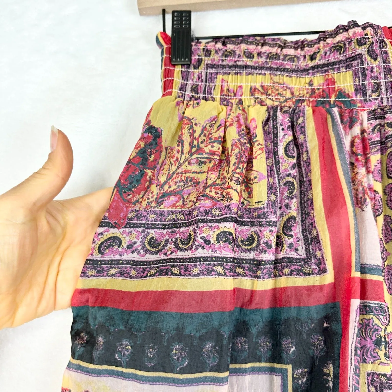 Free People Movement Sashay My Way Printed Pants Size XS NEW Harem Baggy Jogger - Image 6