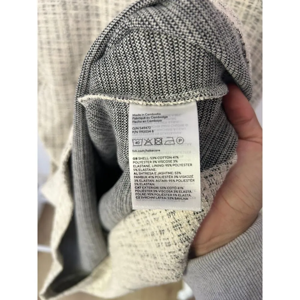 H&M Classy Scrunched Dress Size Large - Image 5