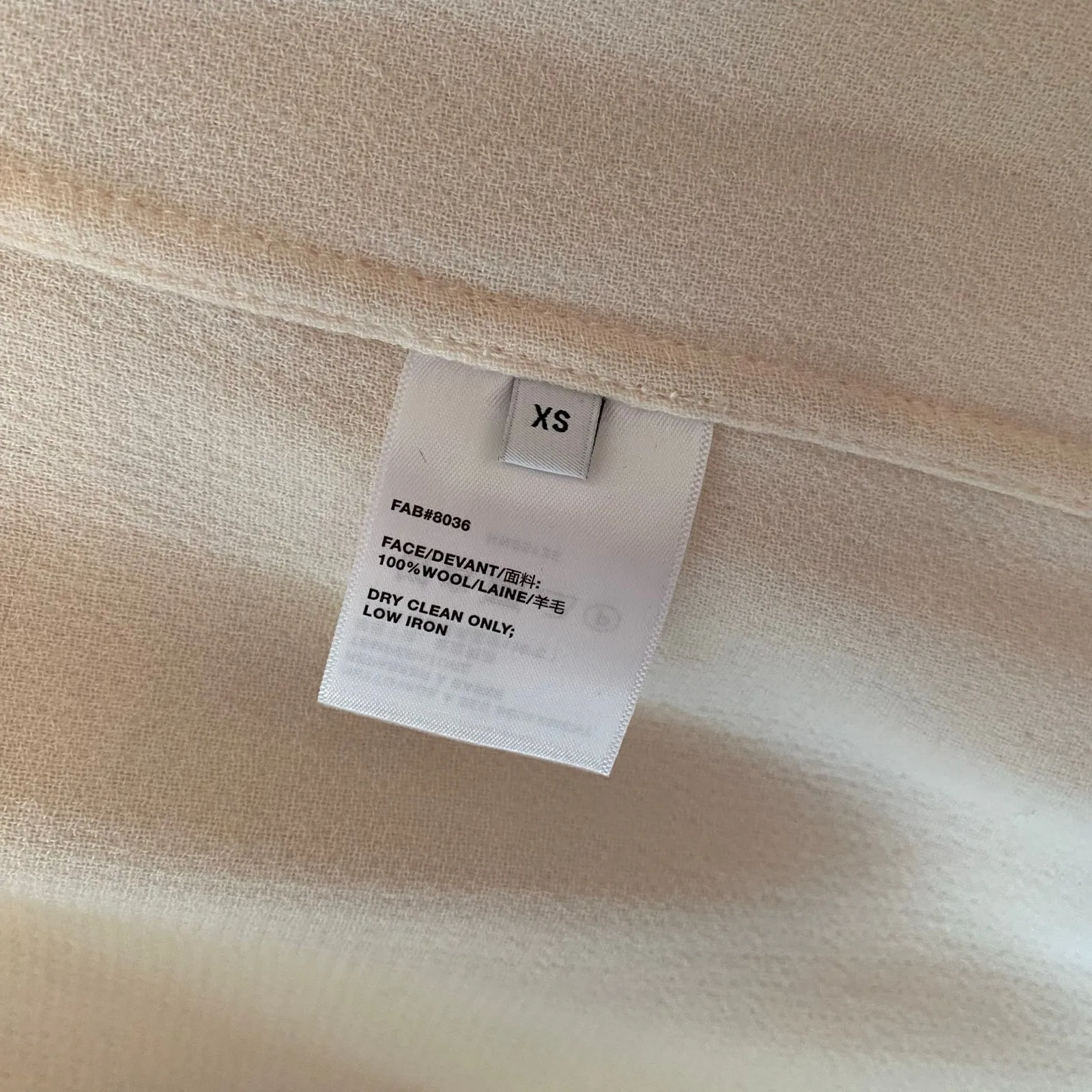 Lafayette 148 Cream Cardigan Blazer 100% Wool Lightweight Women's size XS - Image 8