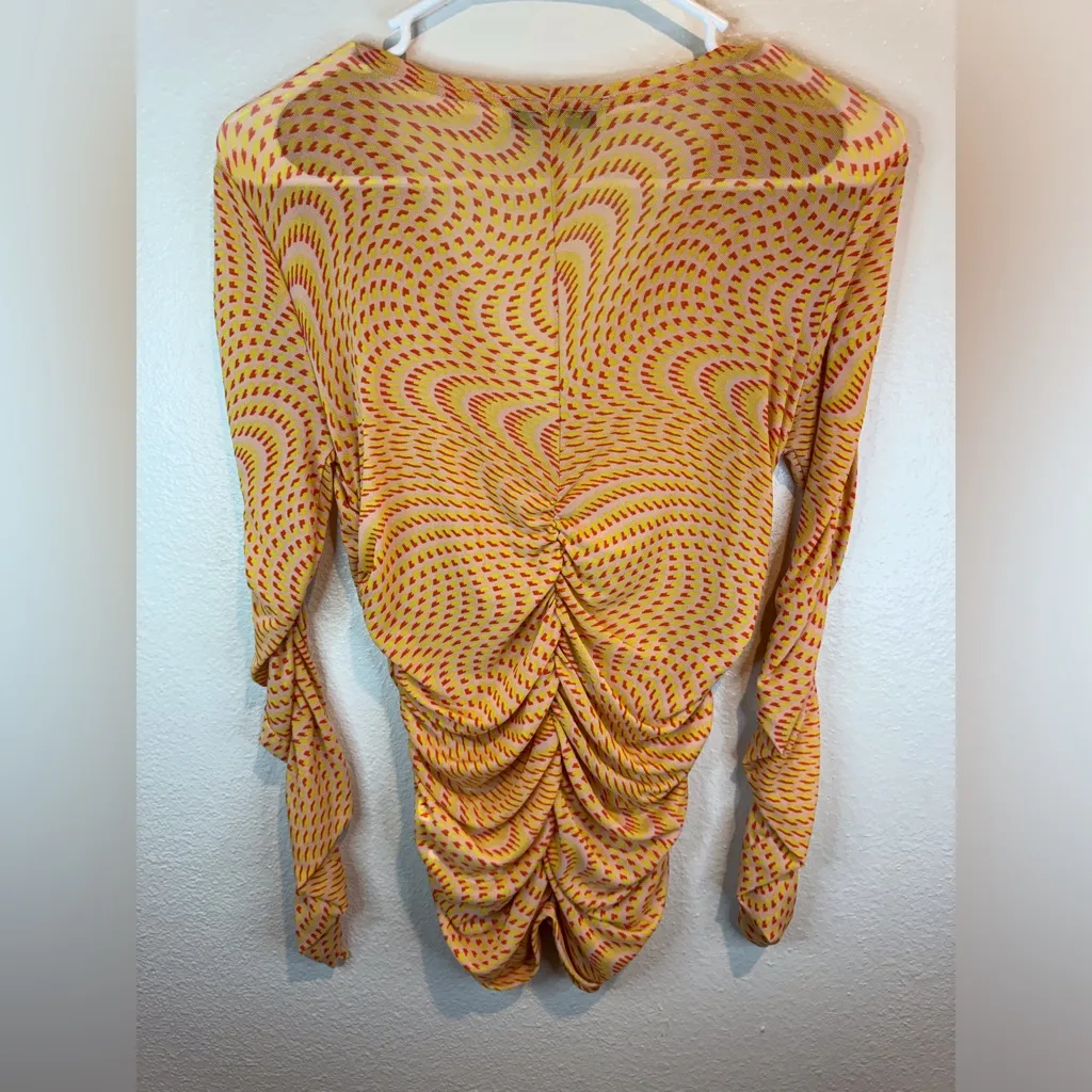 Circus NY by Sam Edelman Y2K Women’s Minty Knit V-Neck Long Sleeve Top Size S - Image 4