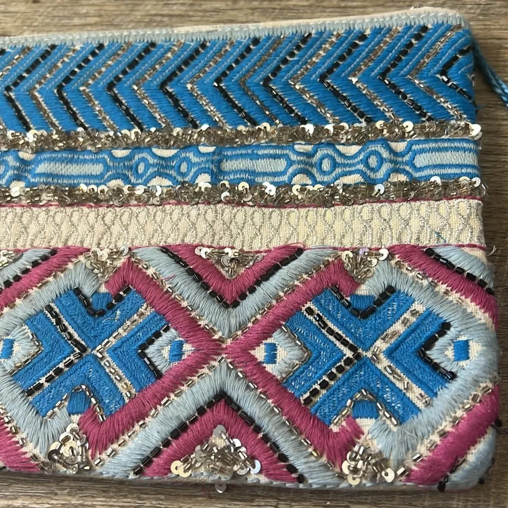 LF  Raj Beaded Boho Clutch - Image 3