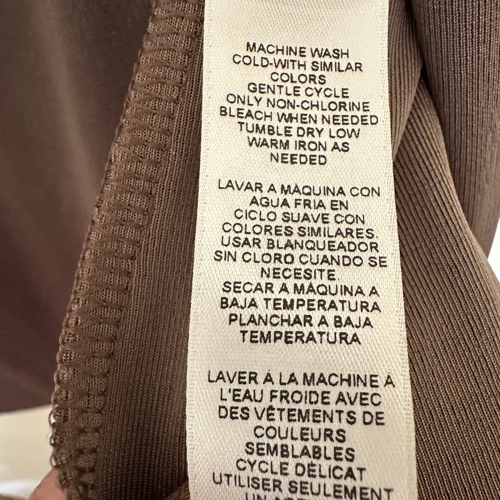 Chico’s Easywear Women Vest Cardigan Tunic Size 1/ Small Sleeveless Taupe NWT - Image 5