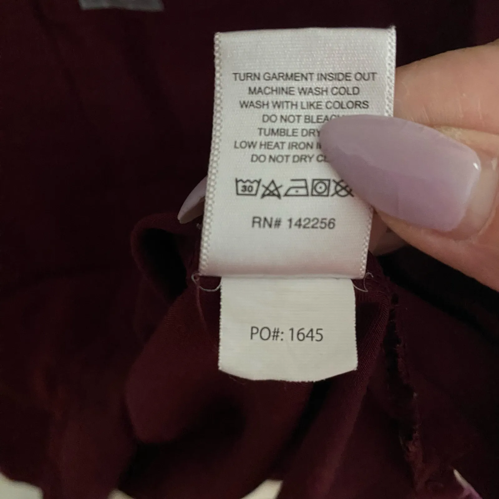 FIGS Burgundy Catarina Scrub Top Uniform Medical Nurse Doctor Women's size Small - Image 10