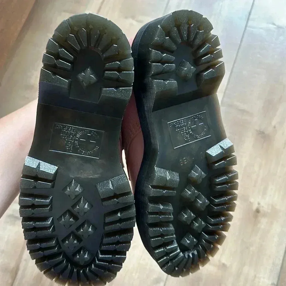 NEW Dr. Martens 8053 Quad Leather Platform Pink/Peach Women’s Sz 5 Men’s 4 - Image 7