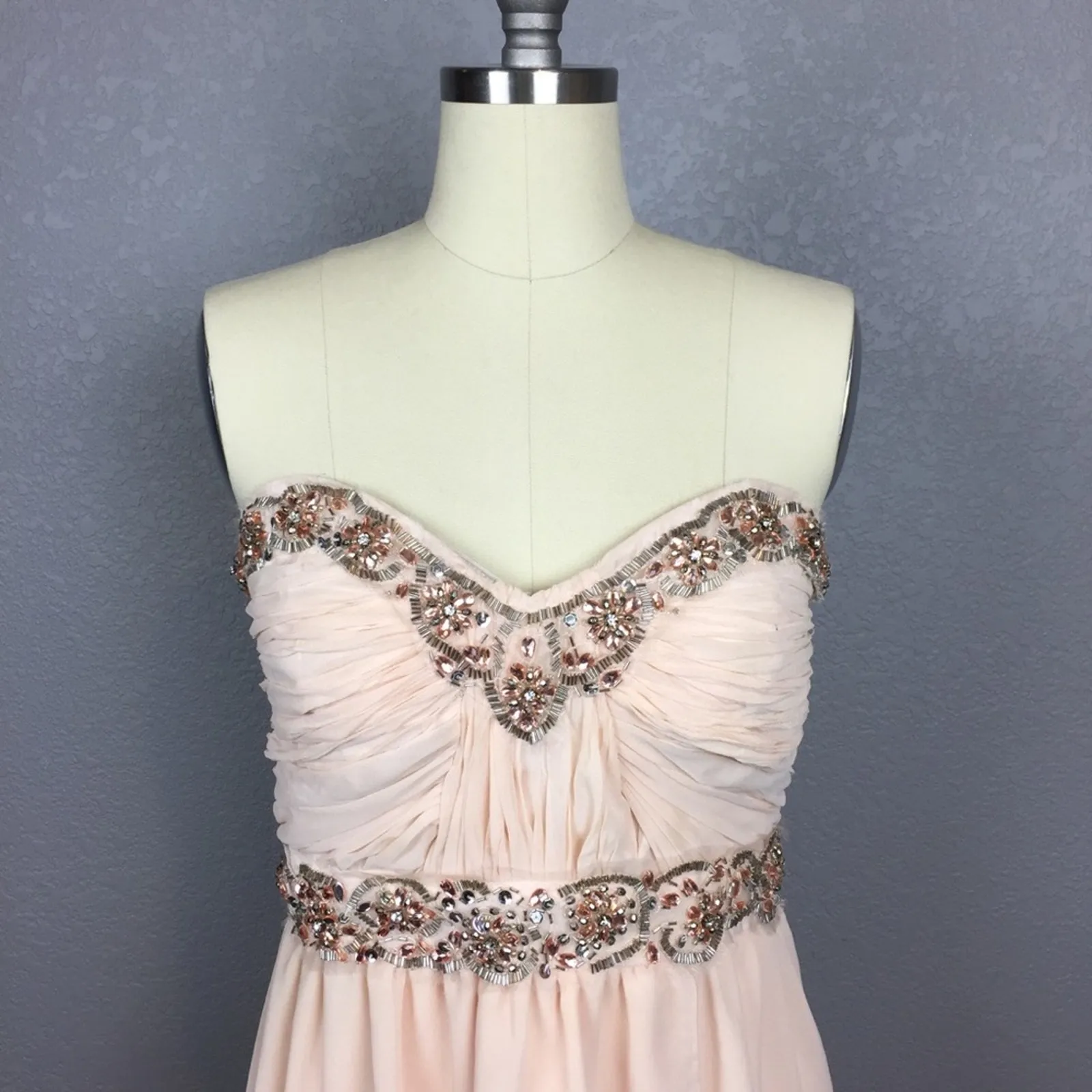•Sequins Hearts• Chiffon Dress - Image 2