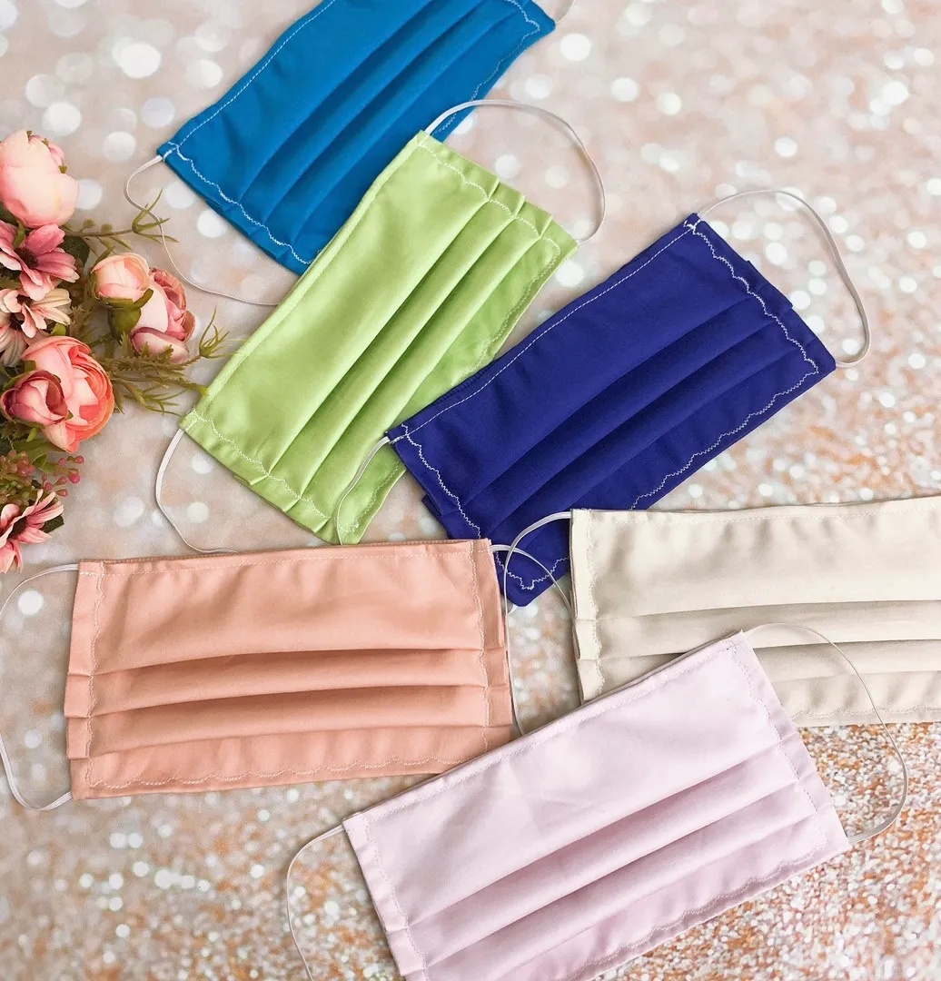 100% Supima Cotton Luxury Blush Face Mask - Image 7