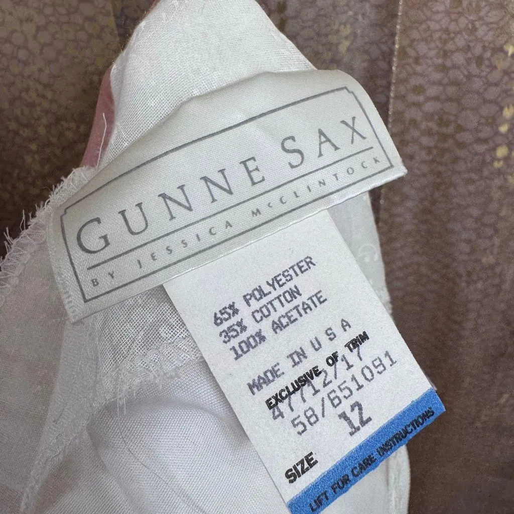 Vintage Gunne Sax By Jessica McClintock 1980's Peasant Prairie Dress White Lace - Image 4