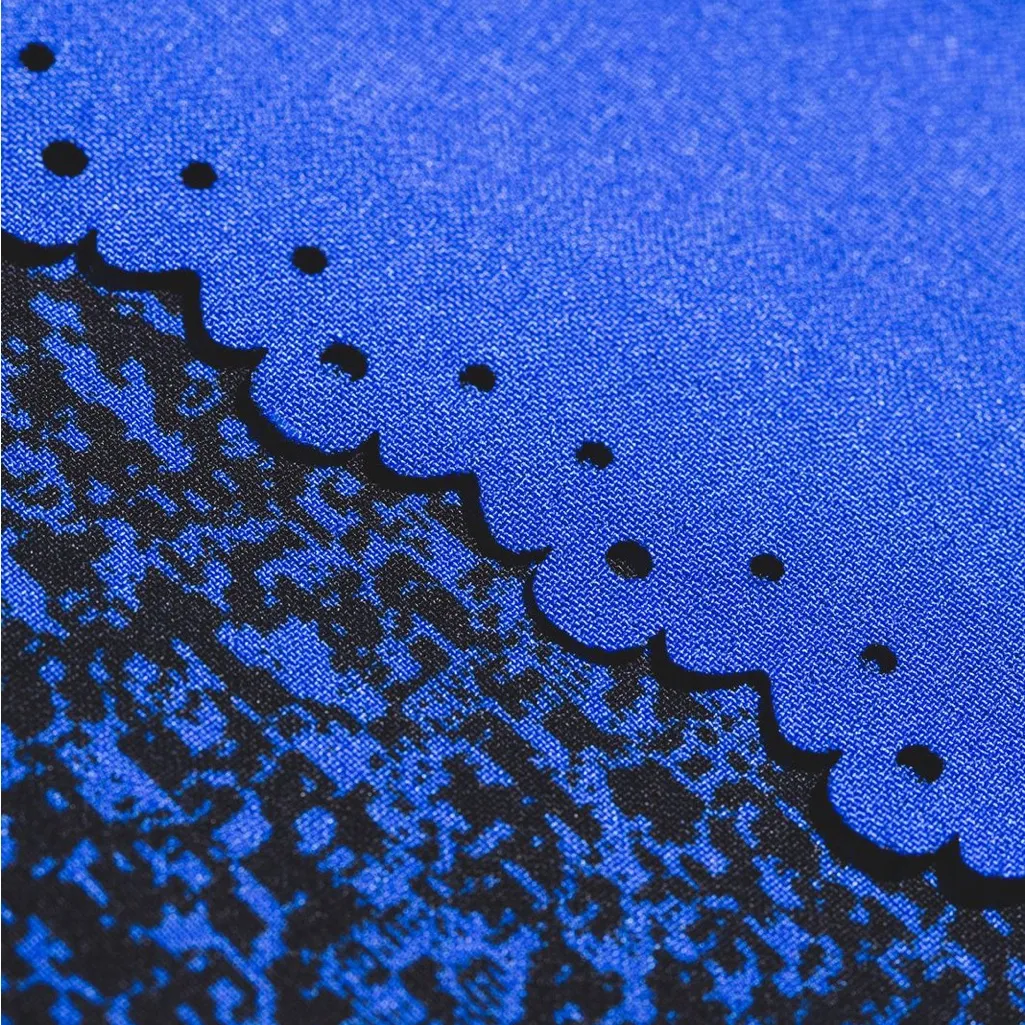 LULULEMON Hit It Short 3 1/2" in Circuit Cerulean Blue Black Reversible Size 4 - Image 6