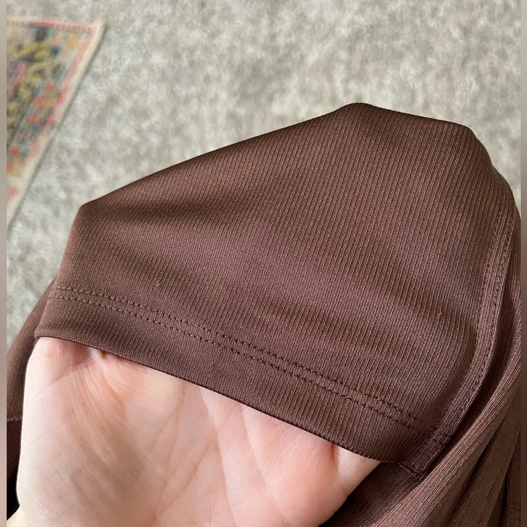 SKIMS Disco Iridescent Skinny High Rise Pants in Cocoa Womens Size XL - Image 13