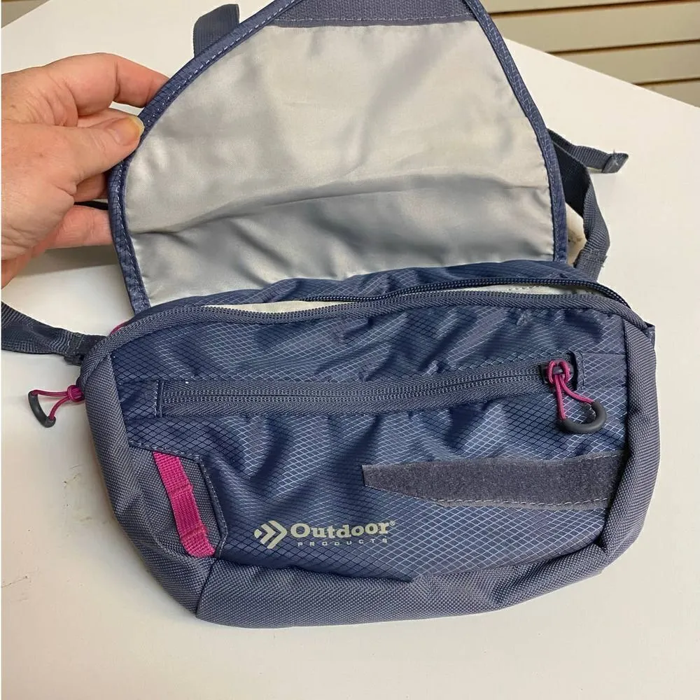 Outdoor Products Marilyn Gray Pink Waist Fanny Pack Gray - Image 3