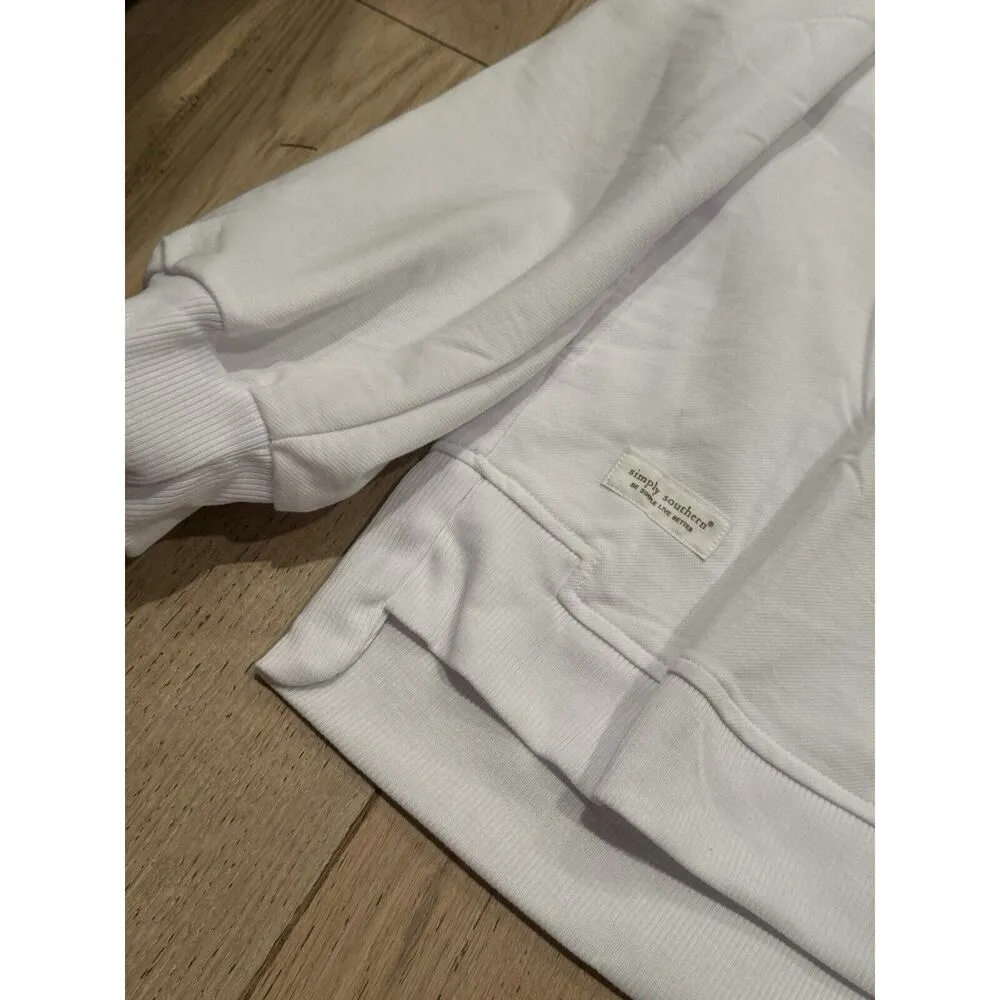 NEW Simply Southern Team Bride White‎ Sweatshirt 2XL Bridesmaid Gear Shirt Gift - Image 3