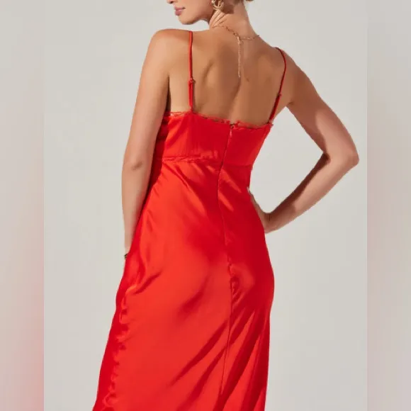 NWOT ASTR The Label Florianne Maxi Dress in Orange - Image 2