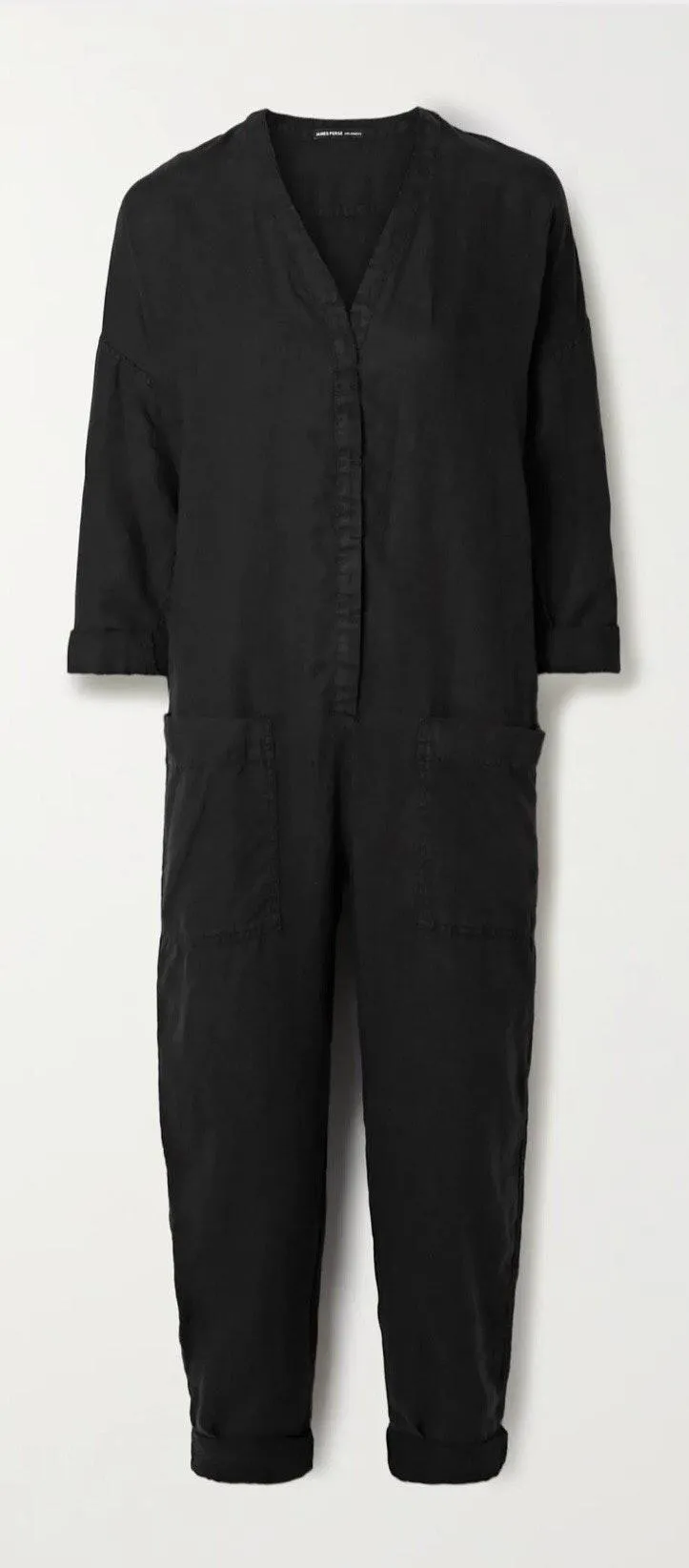 Standard James Perse Linen Jumpsuit - Image 3